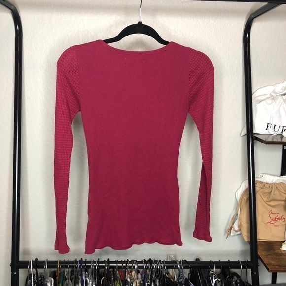ABERCROMBIE & Fitch Raspberry Thermal Shirt - Picture 4 of 4